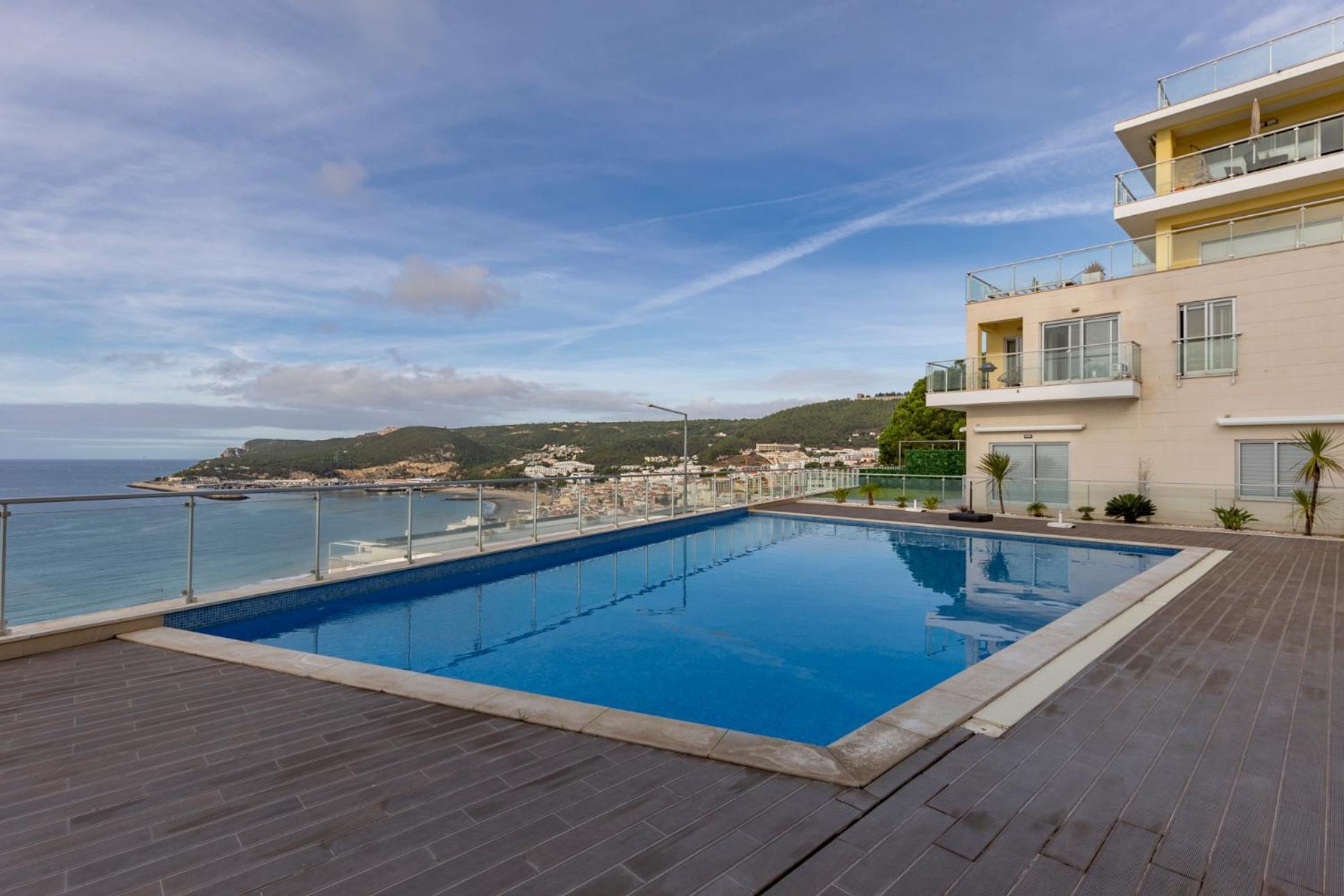 Cliffs Apartment - Astonishing View Over Sesimbra Bay By Trip2Portugal מראה חיצוני תמונה